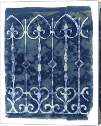 Framed Wrought Iron Cyanotype IV Print