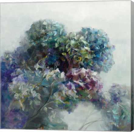 Framed Abstract Hydrangea Print