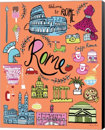 Framed Travel Rome Print