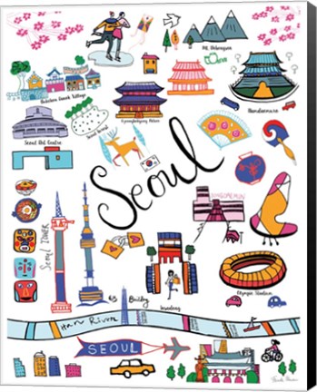 Framed Travel Seoul Print