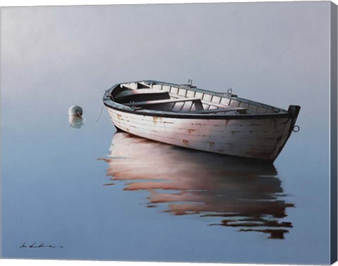 Framed Lonely Boat 2017 Print