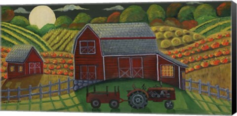 Framed Night before Harvest Print