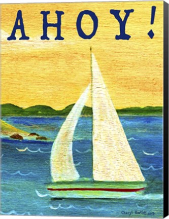 Framed Ahoy Print
