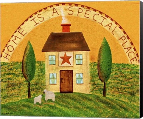 Framed Home Is A Special Place Print