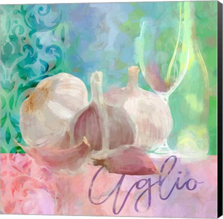 Framed Aglio - Garlic Print