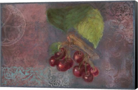 Framed Cherries - Fruit Series Print