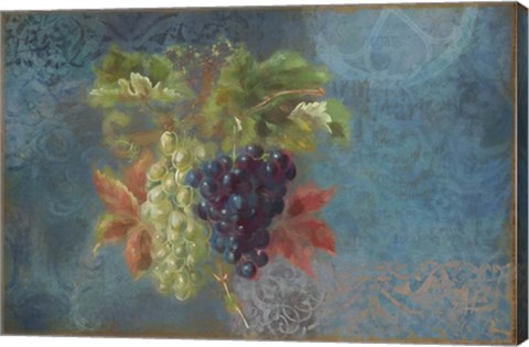 Framed Grapes - Fruit Series Print