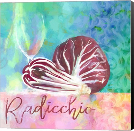 Framed Radicchio - Italian Chicory Print
