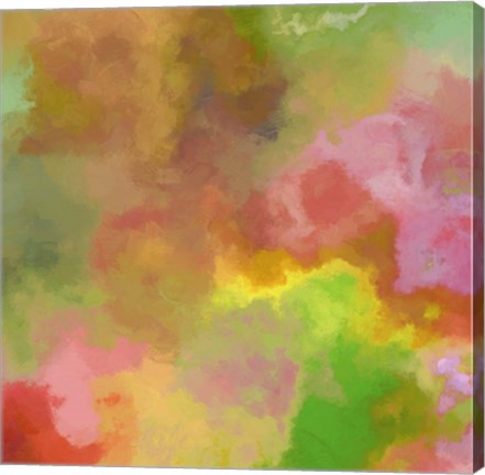 Framed Abstract Painting I Print