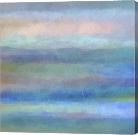 Framed Lake View Landscape Print