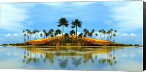 Framed Palm Retreat Print