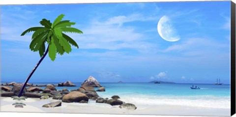 Framed Beach Side Print