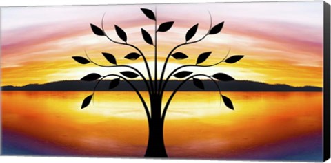 Framed Tree Silhouette Print