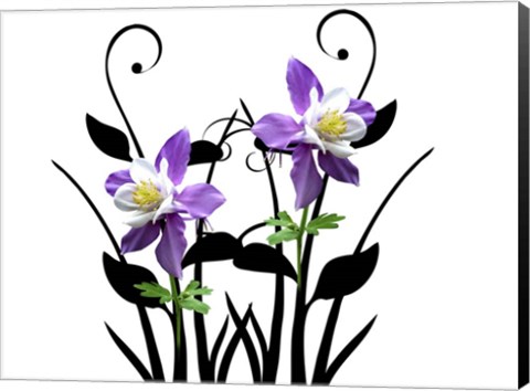 Framed Purple Delight Print