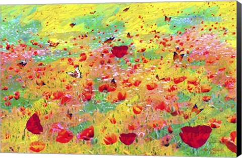 Framed Color Flowers 7 Print