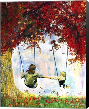 Framed Mother And Child Print
