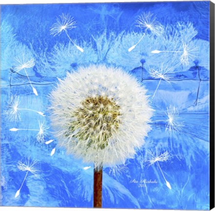 Framed Dandelion Print