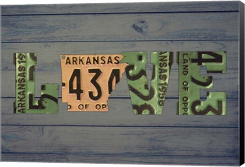 Framed AR State Love 2 Print