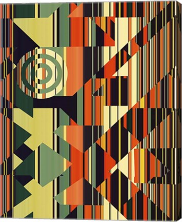 Framed Abstract 1V Print
