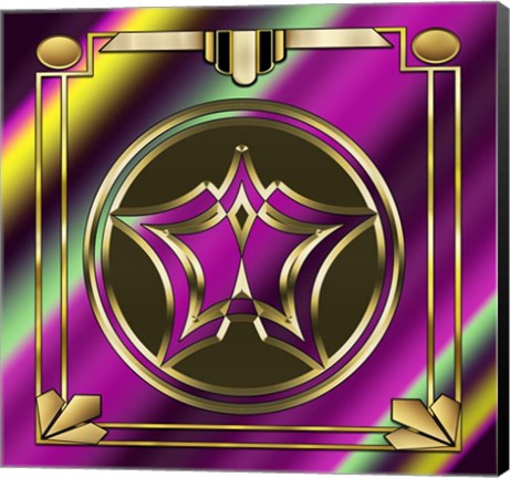 Framed Deco 25 Print