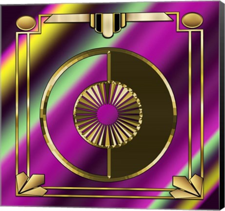 Framed Deco 27 Print