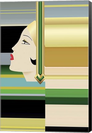 Framed Flapper Abstract Print