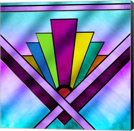 Framed Art Deco 10 Print