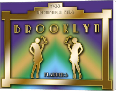 Framed Brooklyn Prohibition Print
