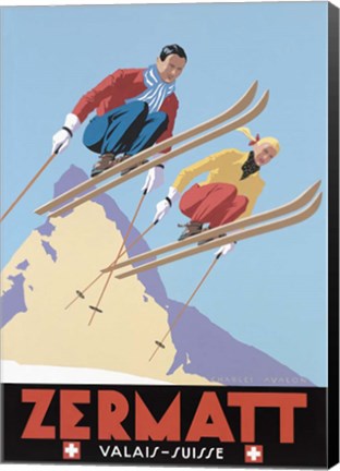 Framed Zermatt Valais Suisse Print