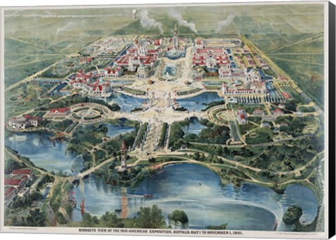 Framed Pan-American Exposition, Buffalo Ny 1901 Print