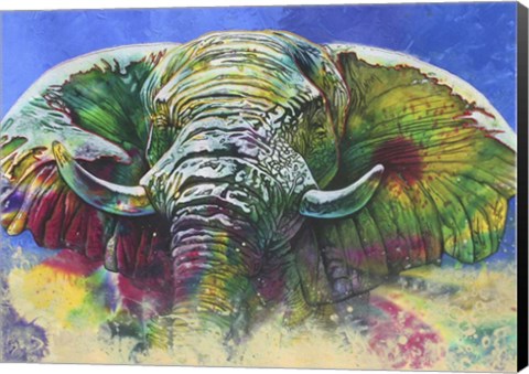 Framed Green Dust Print