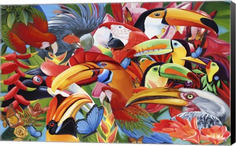 Framed Heads Up 3 Print