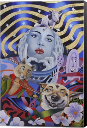 Framed Hey Doddle Print