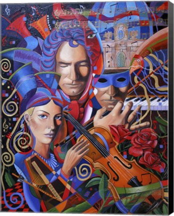 Framed Is That You Beethoven Print