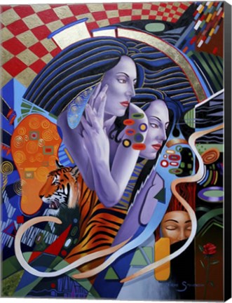 Framed Kissed By A Rose Print