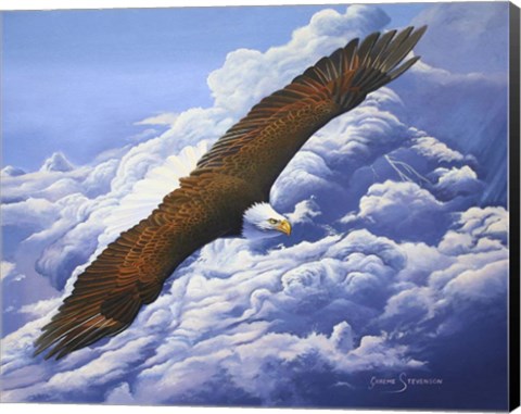 Framed Lifted To The Sky Print