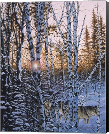 Framed Lupus Dawn Print