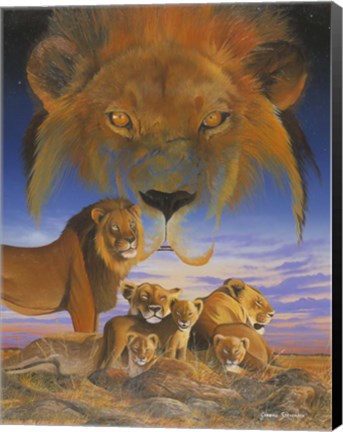 Framed Masai Morning Print