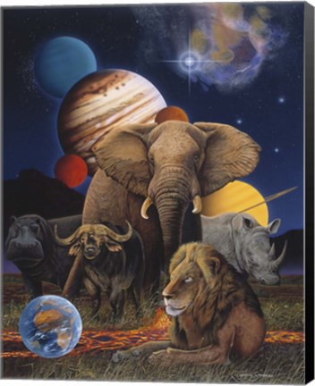 Framed Millenium Print