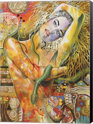 Framed Od To Klimt Print