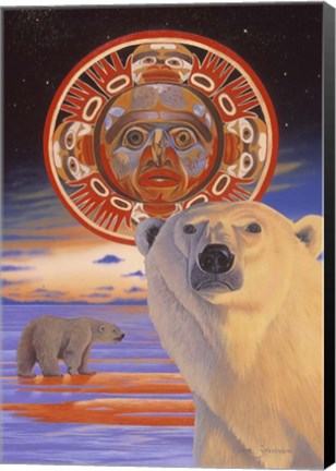Framed Polar Legends Print