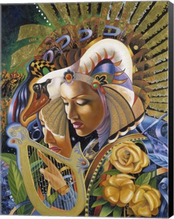 Framed Reflections Of Life Print