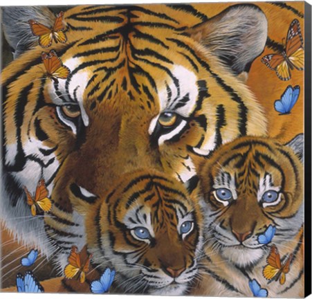 Framed Small-Mothercubs Print