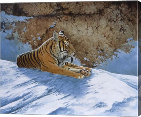 Framed Snow Break Print