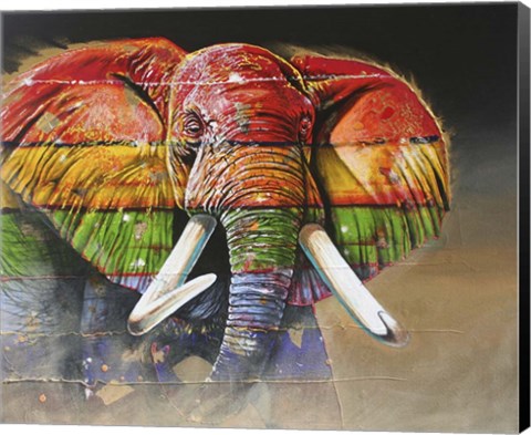 Framed Spectrum Charge Print