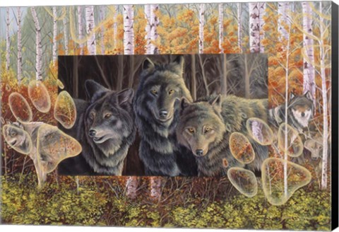 Framed Step Lightly Print