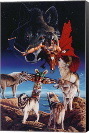 Framed Gathering Print