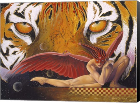 Framed Tigress Print