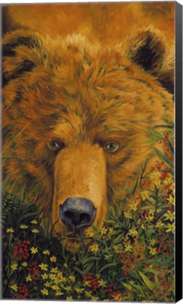 Framed Theres A Bear In There Print