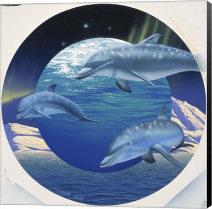 Framed Three's Company Print